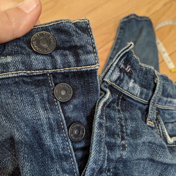 𝅺7 for all mankind josefina blue denim jeans - Picture 7 of 9